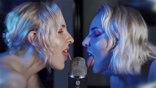 ASMR Double Léchage Bleu Yeti Mic