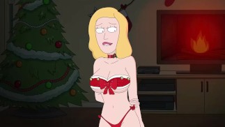 Rick et Morty - A Way Back Home - Scène de sexe uniquement - Partie 62 Beth en costume sexy de Noël par LoveSkySanX