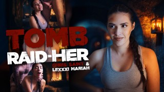 Tomb Raider / Lara Croft Latina Cosplay Parody - Chris Saint & Lexxxi Mariah