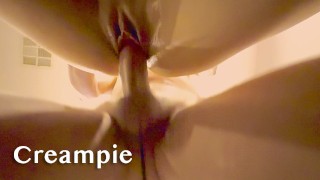 Hot quickie creampie