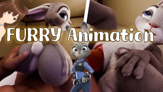 Judy Hopps m’offre sa chatte et je décide de crémer mon énorme charge en elle (Furry animation) - Jazziuu