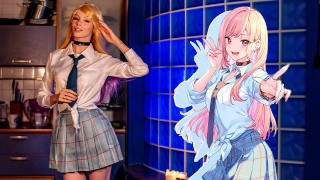 Mon déguisement Darling | cosplay | MAQUILLAGE ANIME Réincarnation dans Marin Kitagawa - ArinaFox