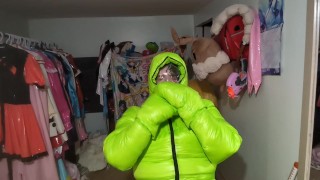 Over the Head Snowsuit and Breath hood fun