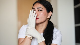 Latex en vinly handschoen Fetish ASMR