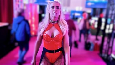 VENUS Fair Berlin - PUBLIC FUCK directly at the exhibition stand + ULTRA sperm walk | DAYNIA