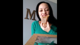 Solo Female Eating Fetish And Taunting