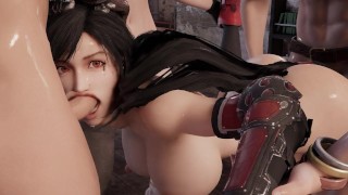 Tifa Anal Gangbang - Final Fantasy Hentai