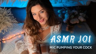 ASMR JOI * Brune douce et douce Amy Haze Mic pomper votre bite