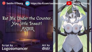 Mange moi sous le comptoir, petit insecte ASMR