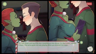 Claus' Secret Surprise [ XMAS HENTAI Game ] Ep.4 le patron a une pas si petite bite après tout !