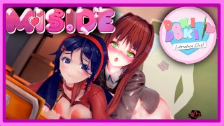 Miside - Doki Doki Literature Club - Mita and Monika wish you!