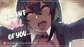 Yandere Mafia Girl est folle dans Love avec vous | ASMR Jeu de rôle porno audio