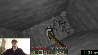 Speedrun pour trouver un roc dans Minecraft