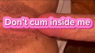 Fucking wet pussy don’t cum inside me I’m married