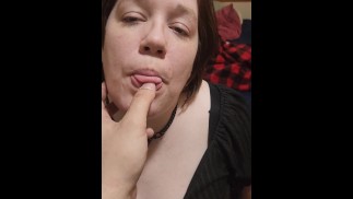 Sexy BBW milf ligotée et visage baisé