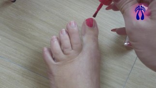 Feet and wand