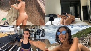 VLOG : une journée avec moi - Plage nudiste, Gym, Travail