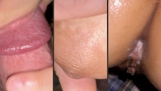 Hot asiática com Perky mamas chupa pau branco e termina com esperma no cu