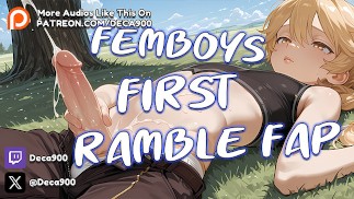 FEMBOY'S primer RAMBLE FAP | NSFW Audio y ASMR