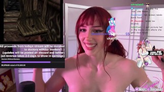 Twitch streamer shows oiled up tits live and gets banned for lewd conduct - morgpie vod reuploaded
