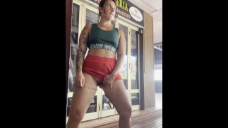 💦Pissing On The Street, Im Soooo HORNY😈