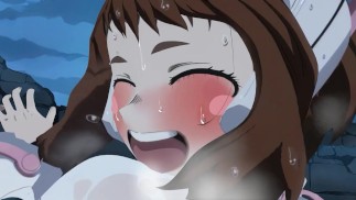 お茶子ちゃんのHなヒーロー活動 Uraraka Ochako Hentai 3d anime Japanese