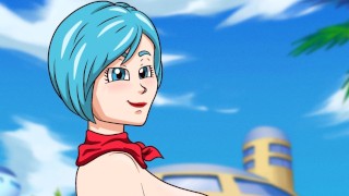 Bulma en lencería verde 💚