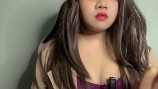 Cleavage and Snack ASMR