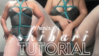 Tutorial SHIBARI 2.0 Te enseño como hacer un arnes | Me masturbo frente a la cámara | Astarioth