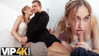 BRIDE4K. La mariée prend deux en même temps avant de se marier