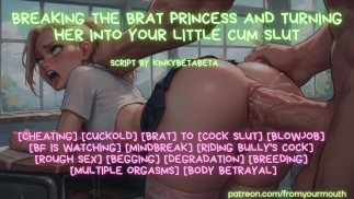 ブラットPrincessを壊し、あなたの小さな絶頂痴女Into彼女を回す❘ ポルノオーディオロールプレイ