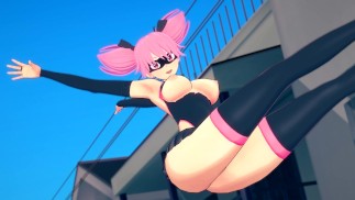 Pop Step FLASHING her NAKED BUTT Hentai VIGILANTE MY HERO ACADEMIA Uncensored