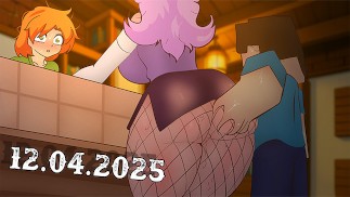 Minecraft - harasses a female shop visitor ! Hentai Anime sex * cartoon porn * 2d 2025