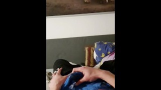 Horny Czech Twink shoots a huge cum load in his boxers