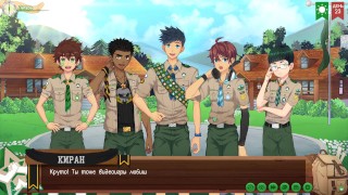 Game: Camp of Friends, Path 2, Episode 49 - The Keitaro Experience (Russian voiceover)