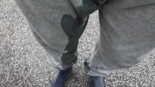 I Pull Over To Wet My Grey Sweatpants And Socks, I Drive Home In Piss Shoes