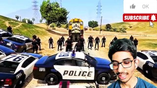 Können wir den Zug in GTA 5 stoppen? Hindi-Gameplay