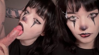My Gothic step sister is Obsessed with Blowjobs