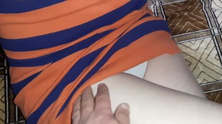 My first sex with shy stepsister. I love her pussy.