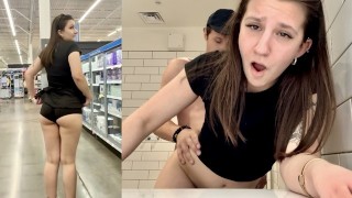 Horny Teen Can’t Help But Fuck Strangers On Her Shopping Trips (ROUGH AND RISKY PUBLIC SEX)