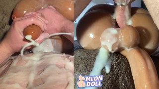 Ryo From MLON Doll Takes GALLONS of Cum in All Holes