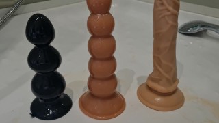 J’essaye différents jouets anaux