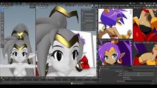 Shantae modeling stream 3