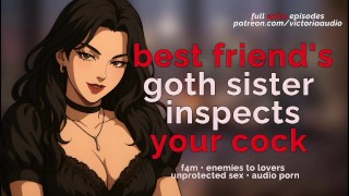 Best Friend's Goth Sister Milks Your Cock And Drains Your Balls (Audio Porn Men)