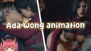 Ada Wong gets fucked by a huge cock until she gets pregnant (Ariespossession animation) - Jazziuu