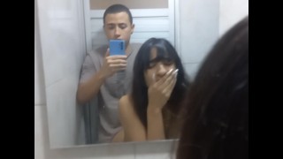 I fuck my girlfriend in the bathroom at a family party and we get caught