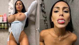 Hotステップシスターは彼女の完璧な巨乳でステップブラザーをからかう-Lanaマイヤーズ