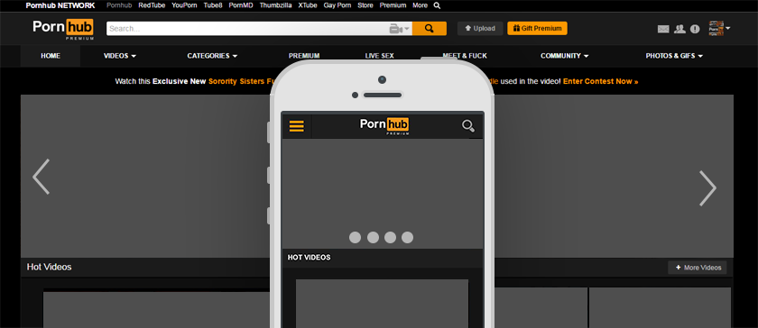 Pornhub 内容合作伙伴 - 促销轮播横幅